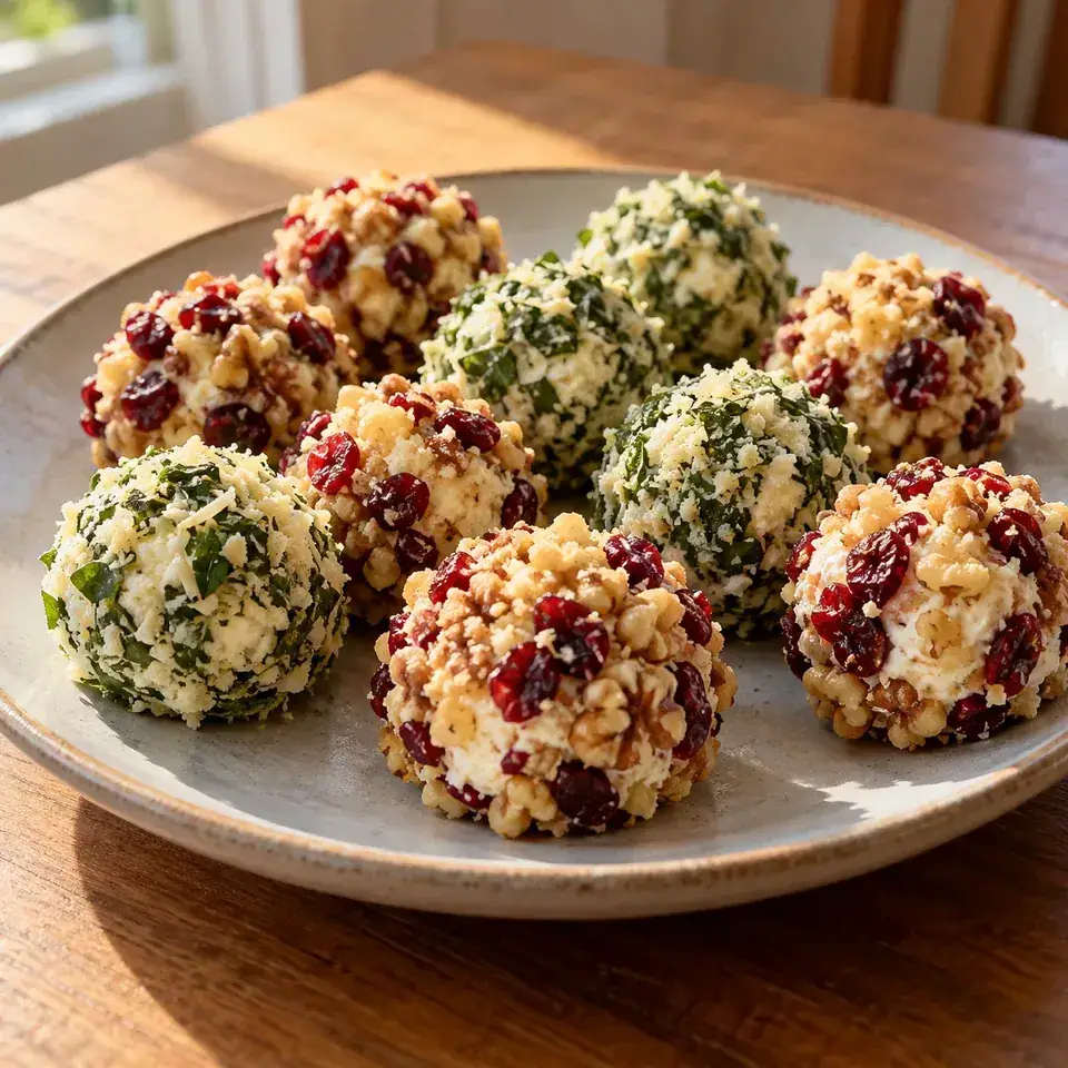 Cheese Truffles (Mini Cheese Balls) — serving inspiration