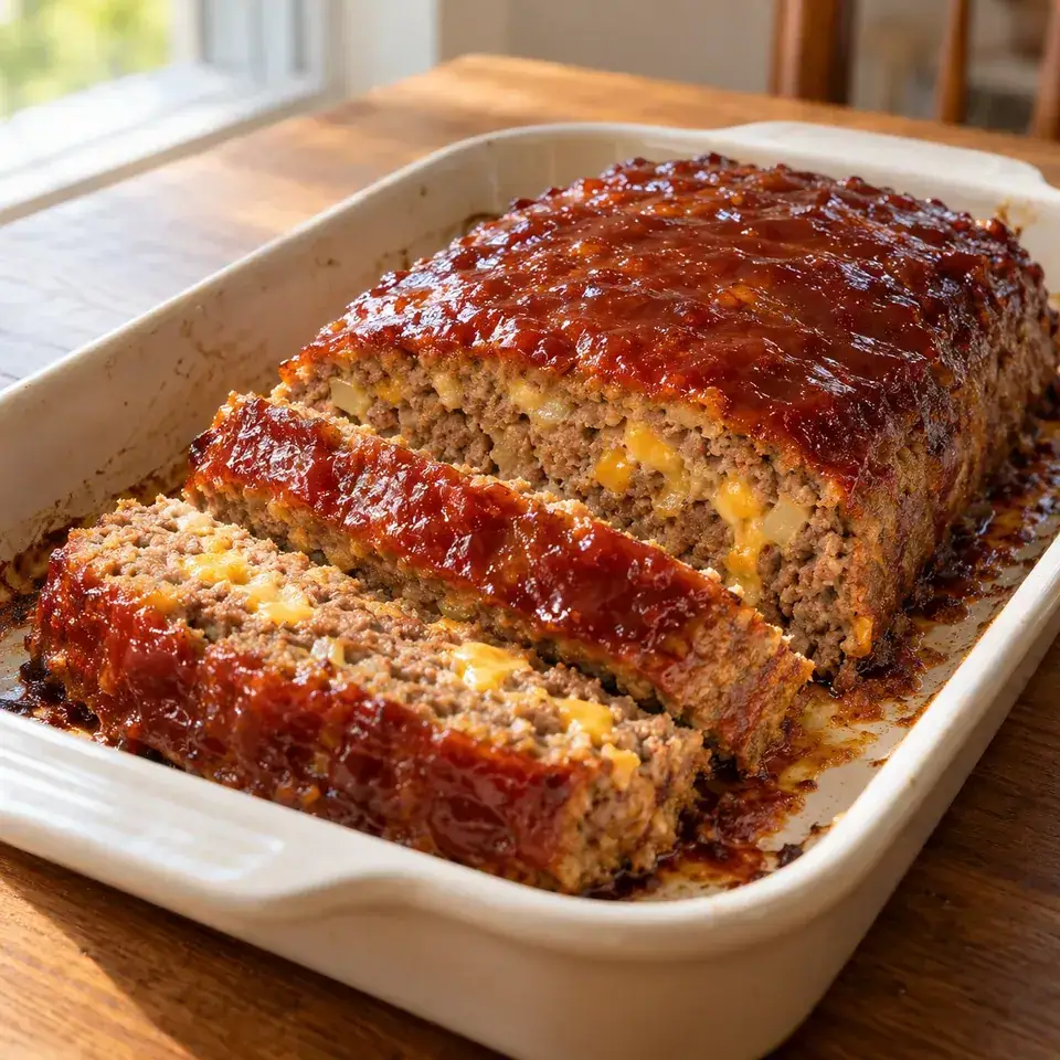 Cheeseburger Meatloaf — serving inspiration