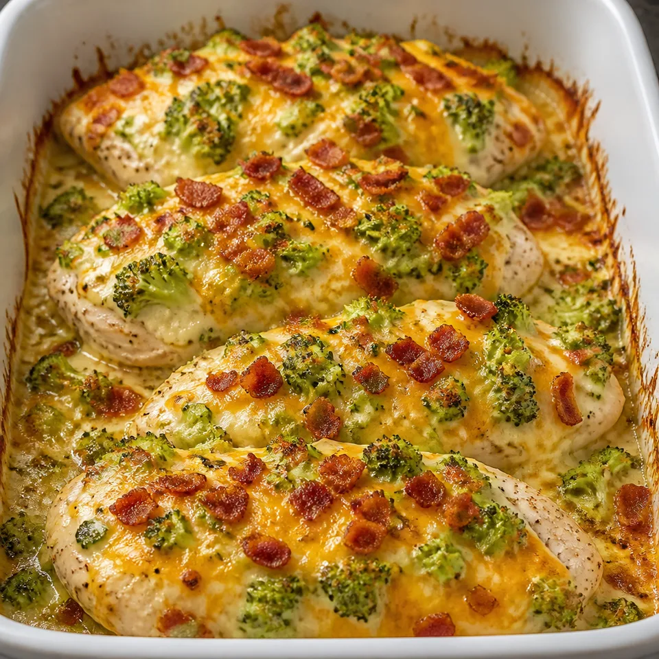 Cheesy Bacon Ranch Chicken with Broccoli — serving inspiration