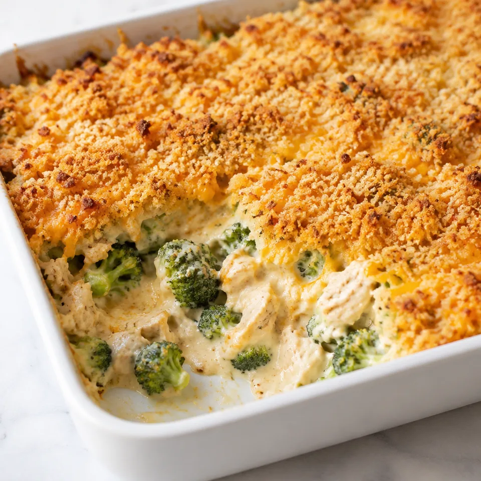 Cheesy Chicken Divan — serving inspiration