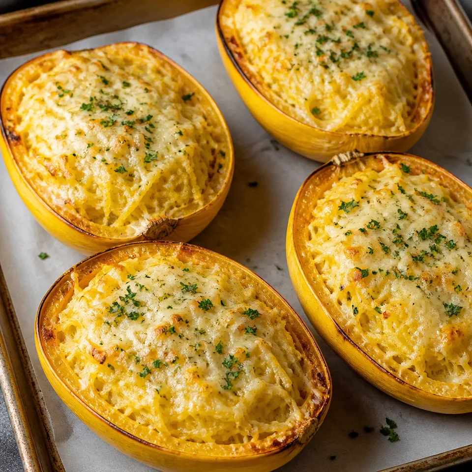 Cheesy Spaghetti Squash Recipe — serving inspiration