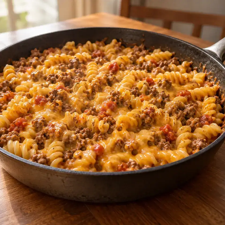 Cheesy Taco Skillet — serving inspiration