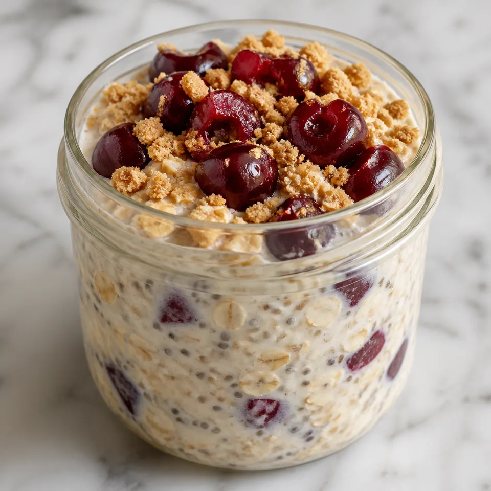 Cherry Cheesecake Overnight Oats — serving inspiration