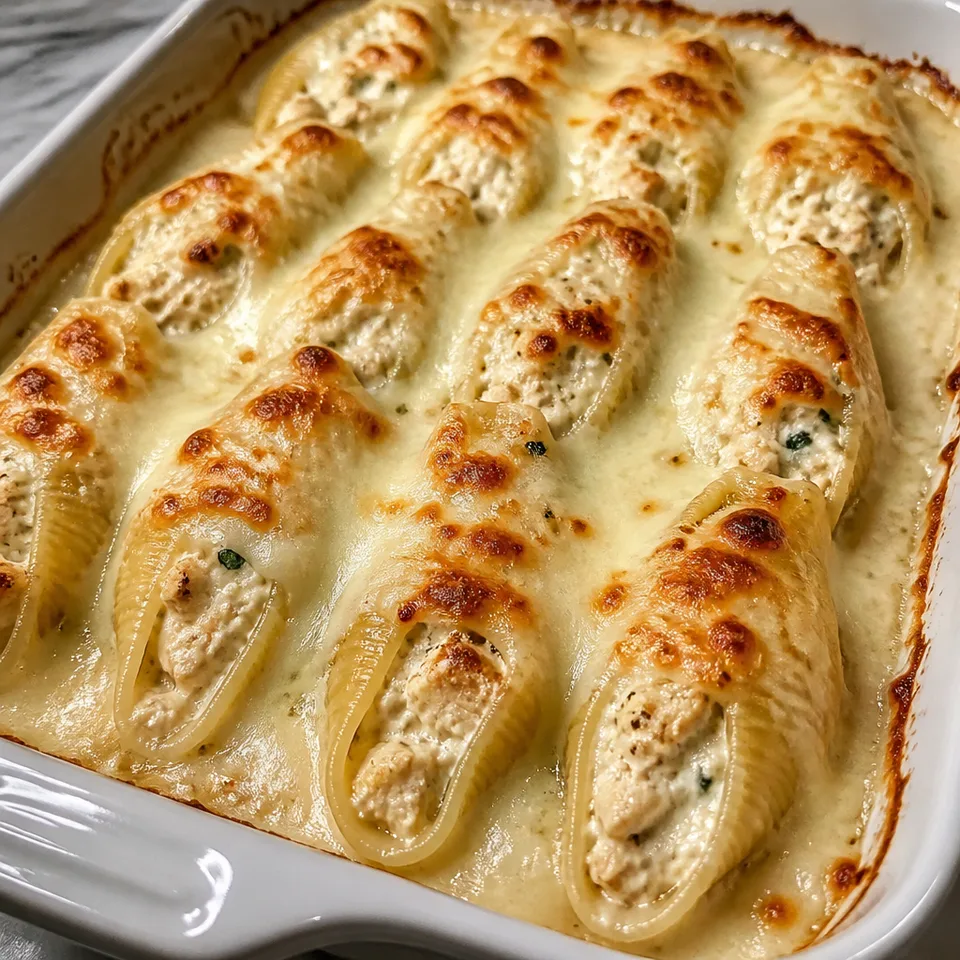 Chicken Alfredo Pasta Shells (Shellfredo) — serving inspiration