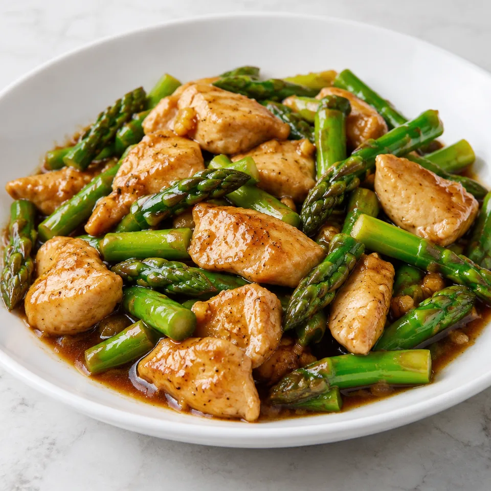 Chicken and Asparagus Stir Fry — serving inspiration