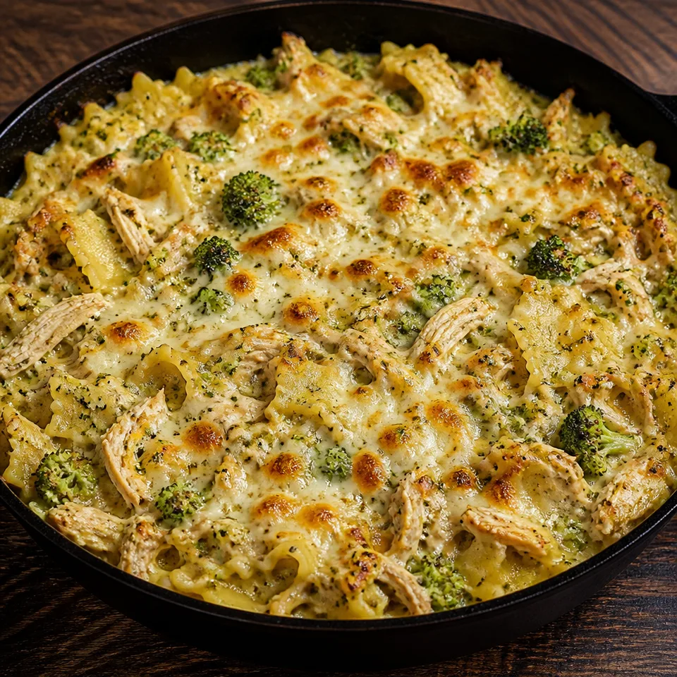 Chicken and Broccoli Skillet Lasagna — serving inspiration