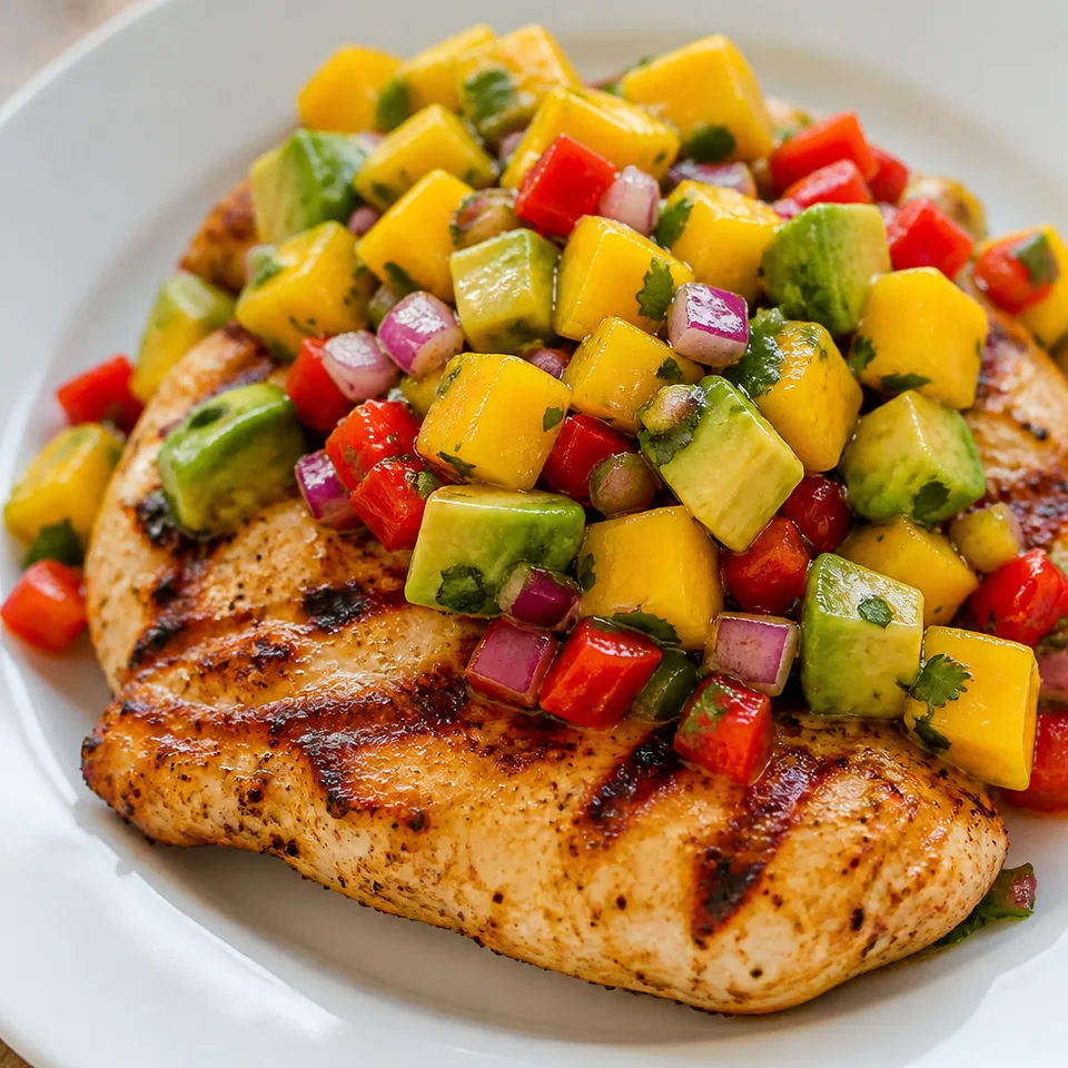 Chicken and Mango Salsa — serving inspiration