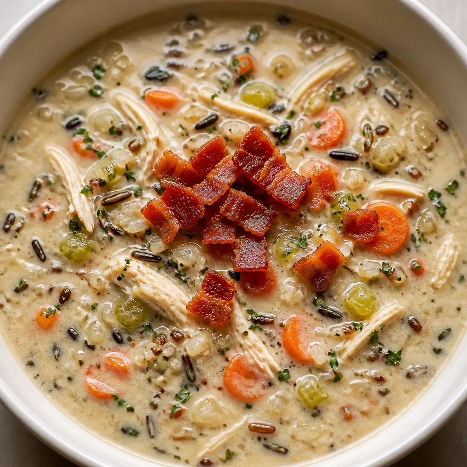Chicken and Wild Rice Soup — serving inspiration
