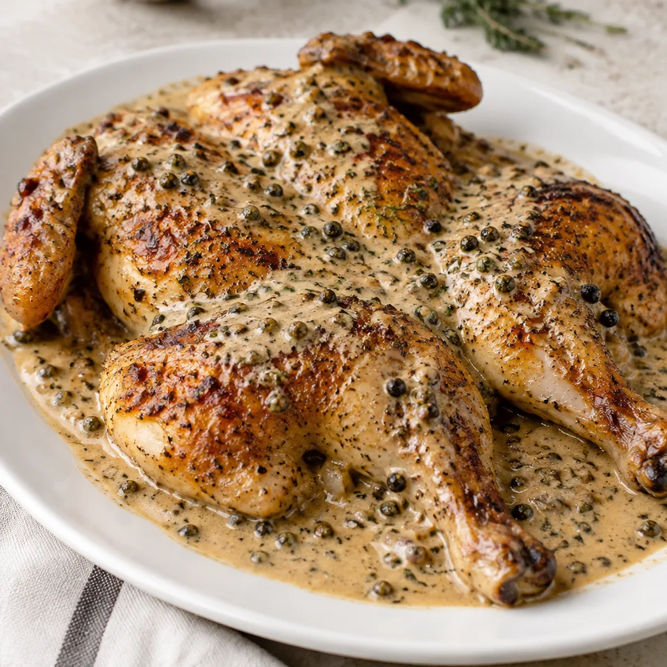 Chicken Au Poivre Recipe — serving inspiration