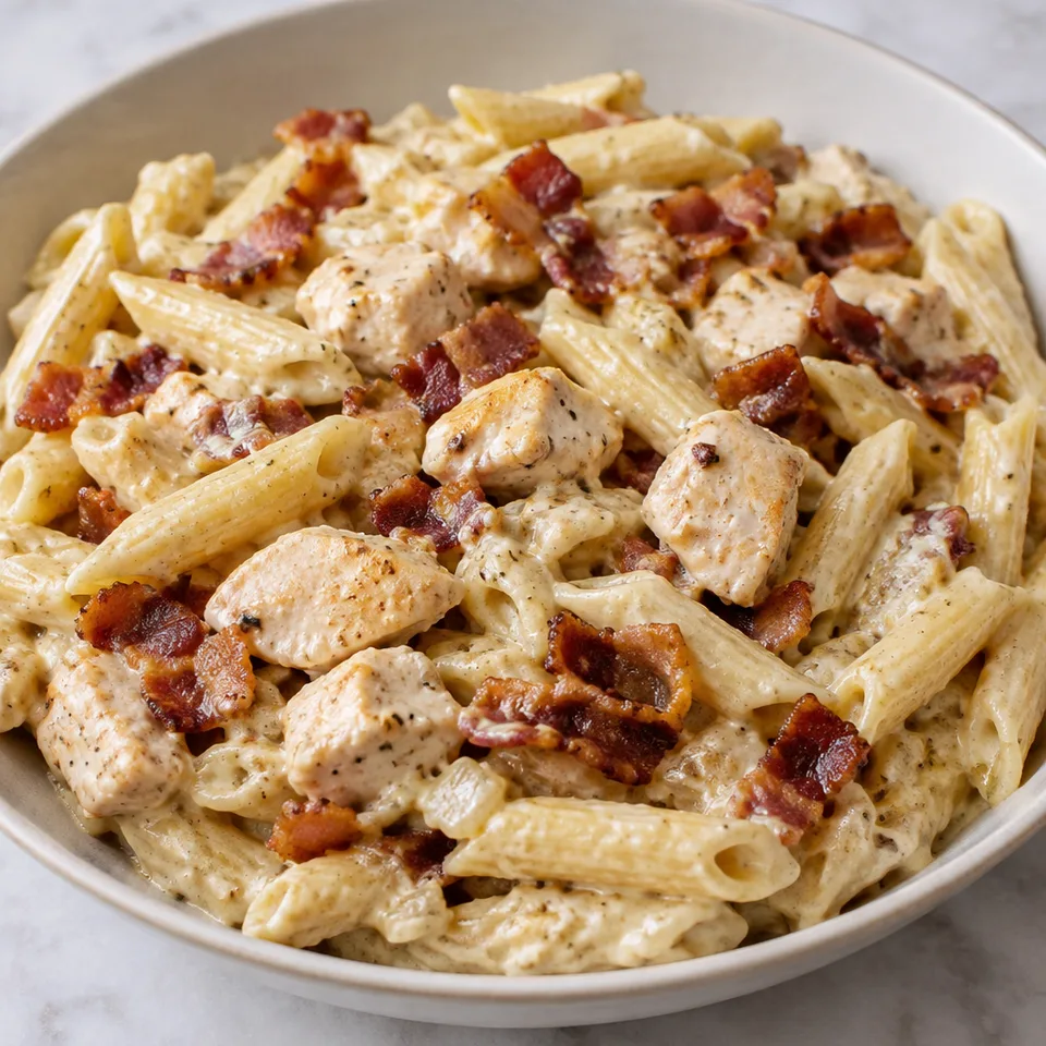 Chicken Bacon Ranch Pasta — serving inspiration