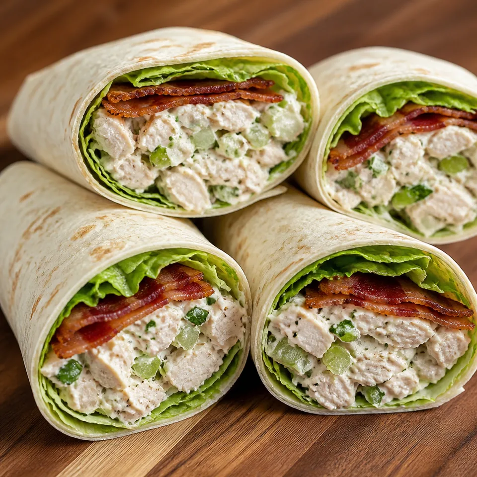 Chicken Bacon Ranch Wraps — serving inspiration