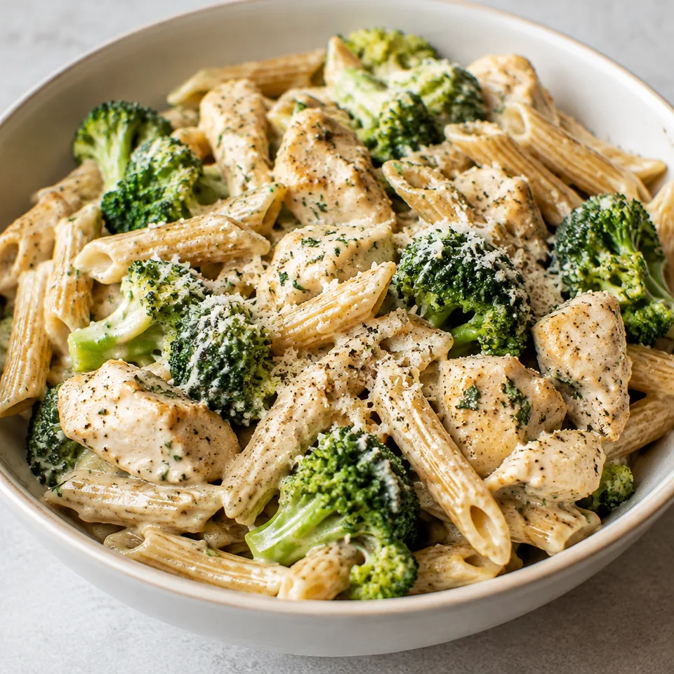 Chicken Broccoli Alfredo — serving inspiration