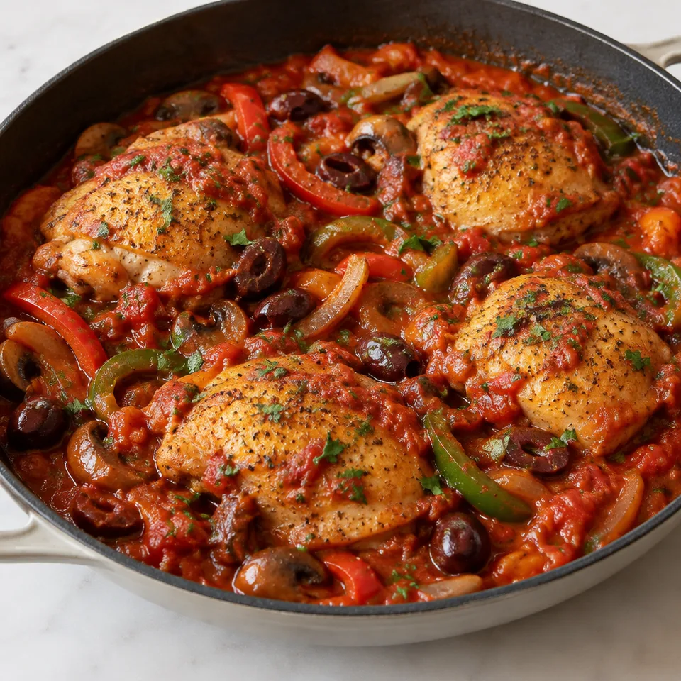 Chicken Cacciatore — serving inspiration