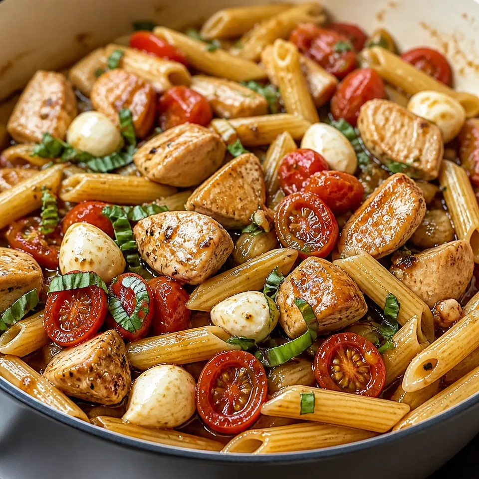 Chicken Caprese Pasta — serving inspiration