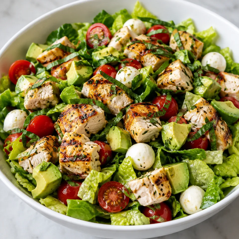 Chicken Caprese Salad — serving inspiration