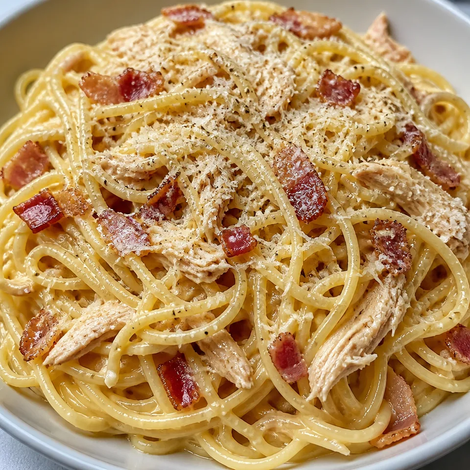 Chicken Carbonara — serving inspiration