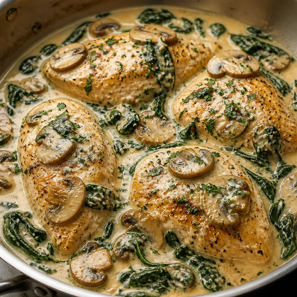 Chicken Florentine — serving inspiration