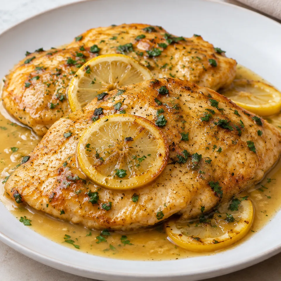 Chicken Francese — serving inspiration