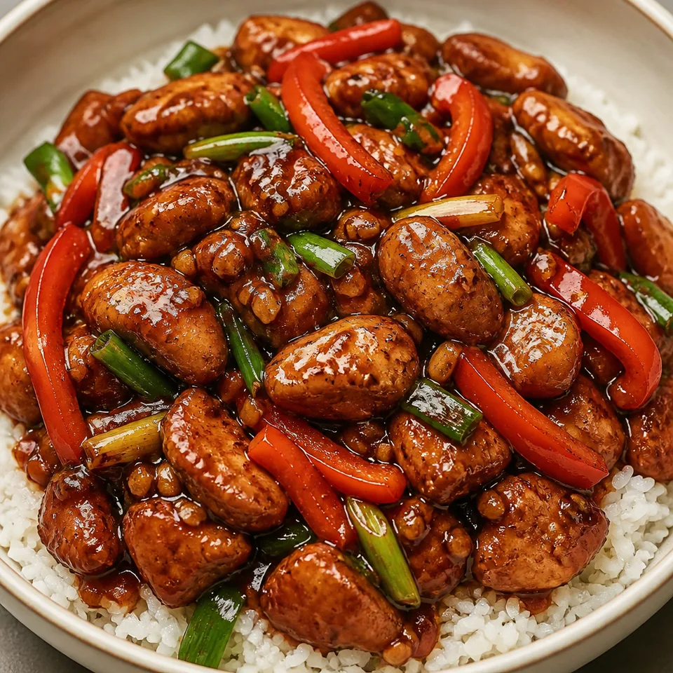 Chicken in Chinese Garlic Sauce — serving inspiration