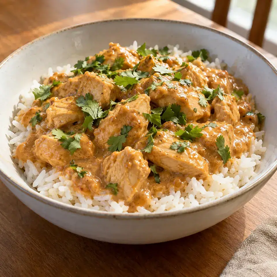 Chicken in Peanut Sauce — serving inspiration