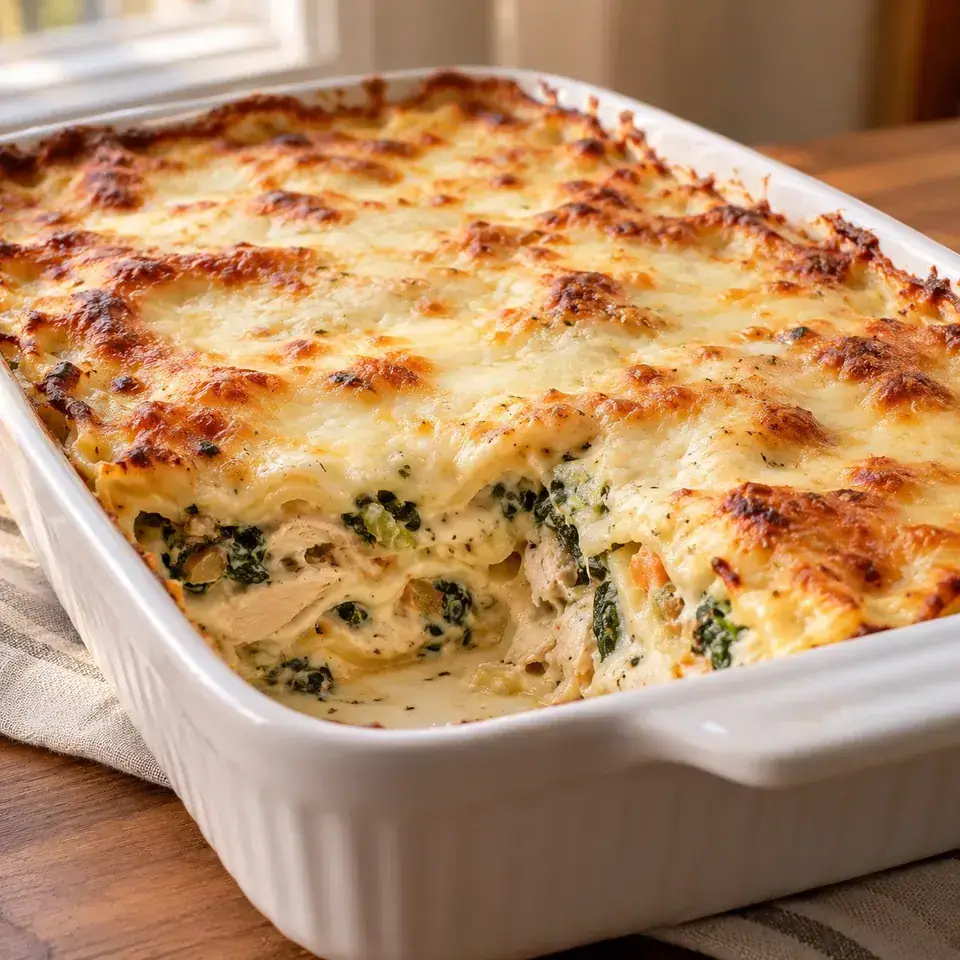 Chicken Lasagna — serving inspiration