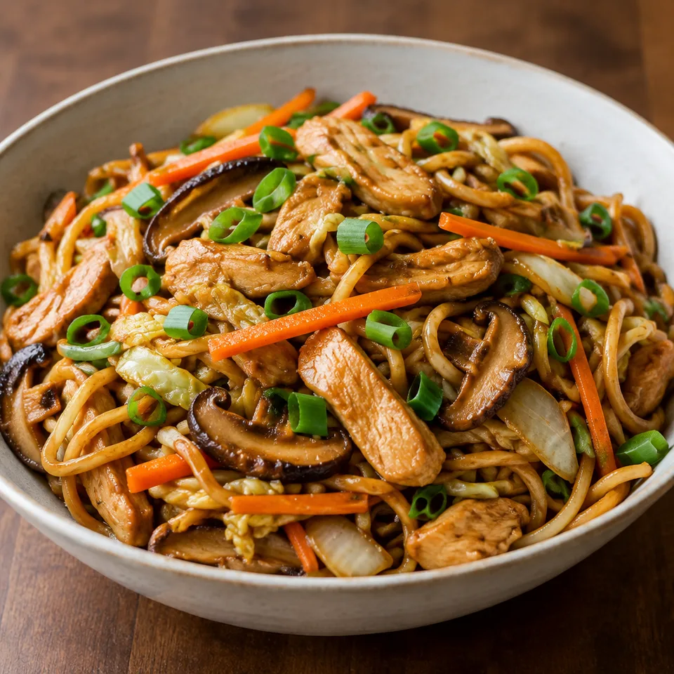 Chicken Lo Mein — serving inspiration