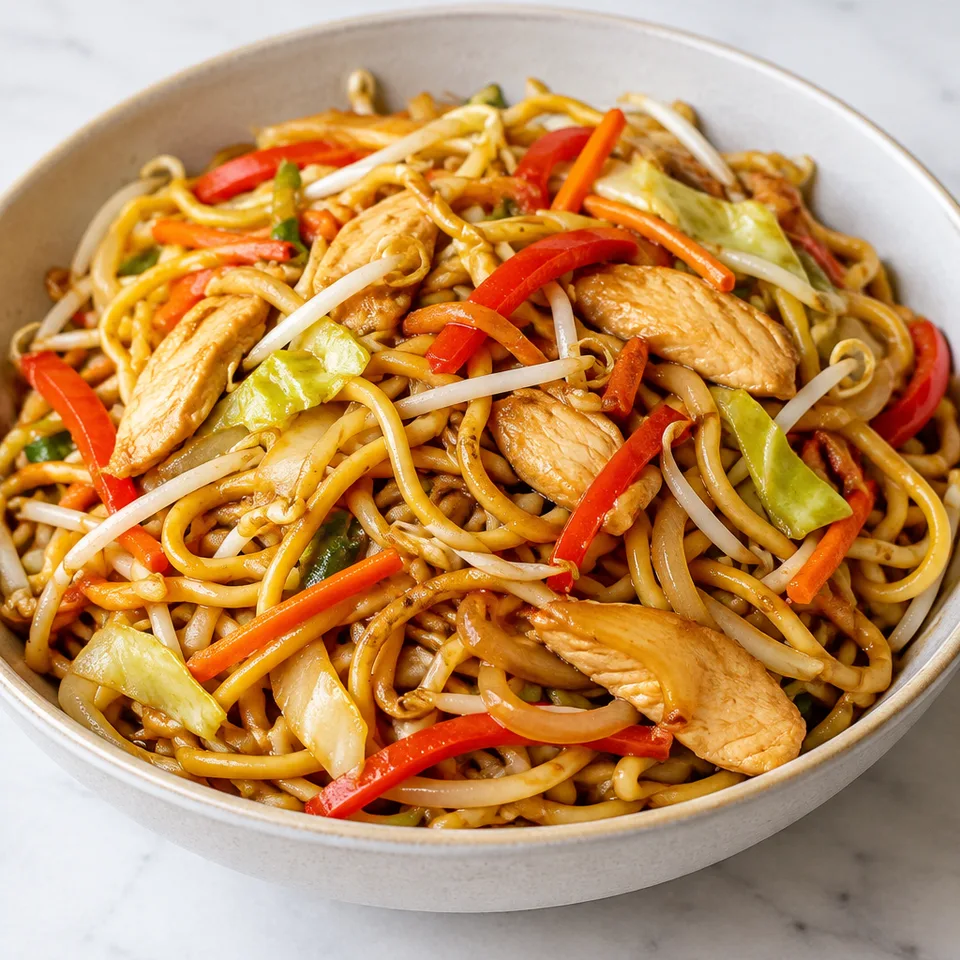 Chicken Lo Mein Recipe — serving inspiration