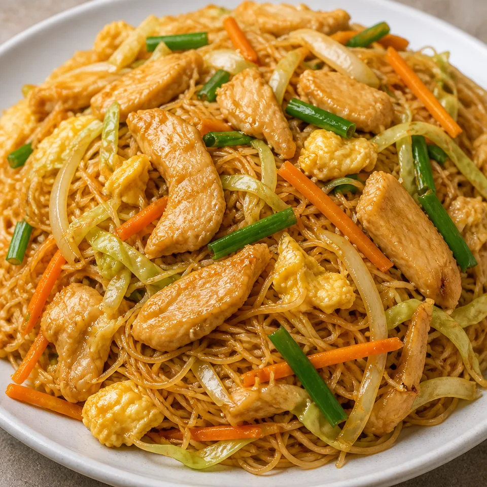 Chicken Mei Fun — serving inspiration