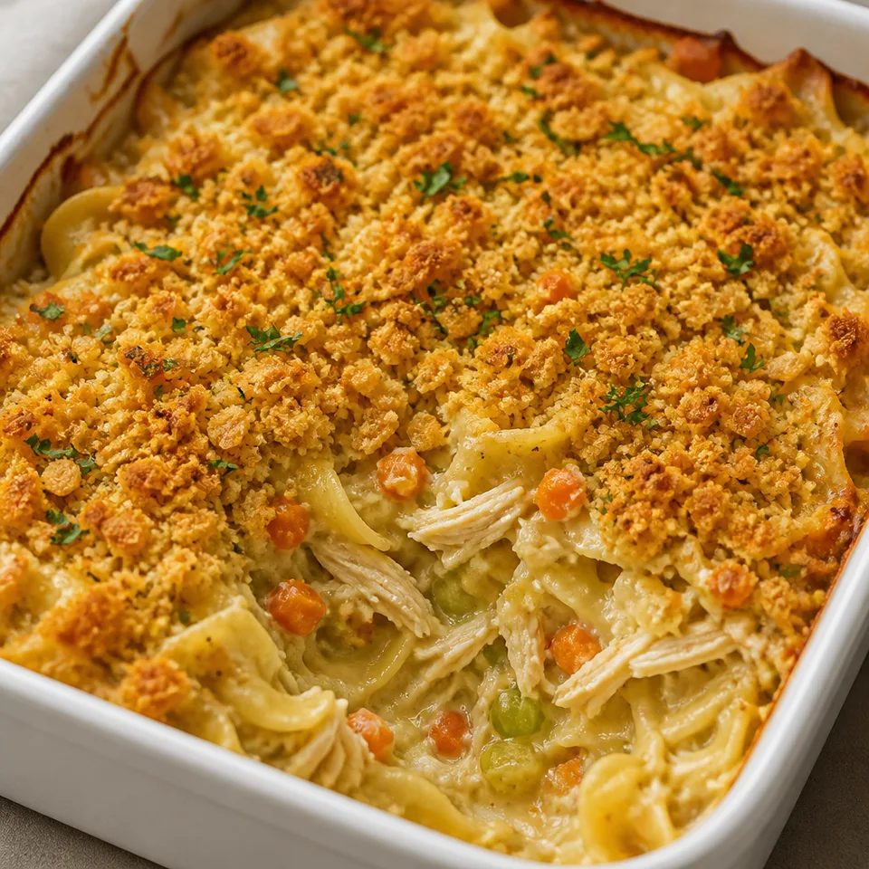 Chicken Noodle Casserole — serving inspiration