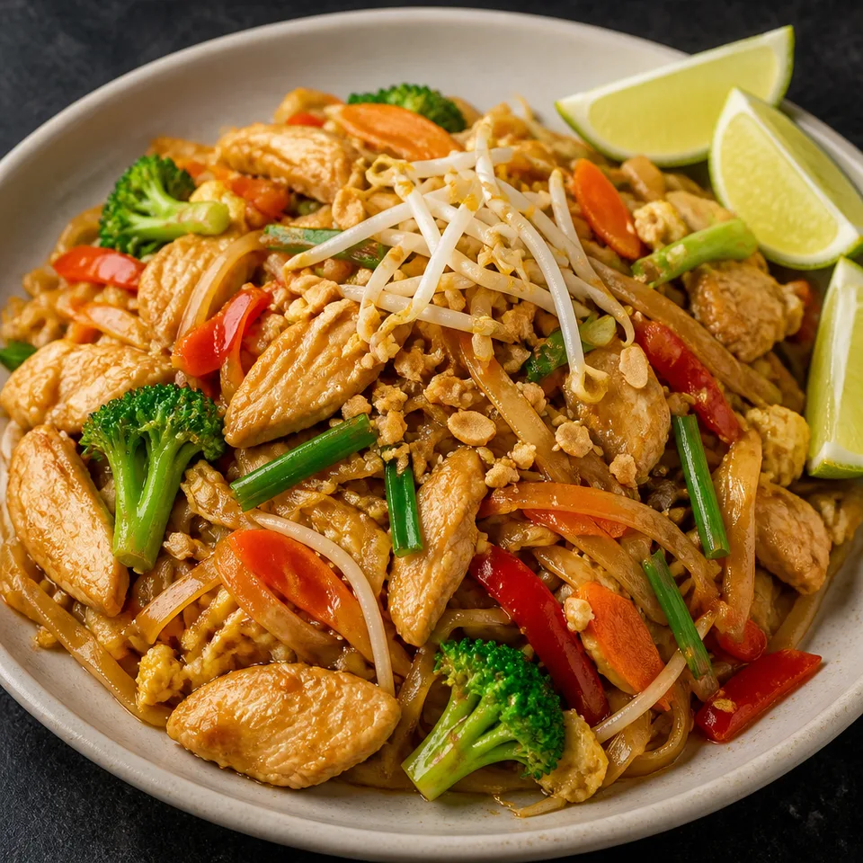 Chicken Pad Thai (Takeout-Style) — serving inspiration