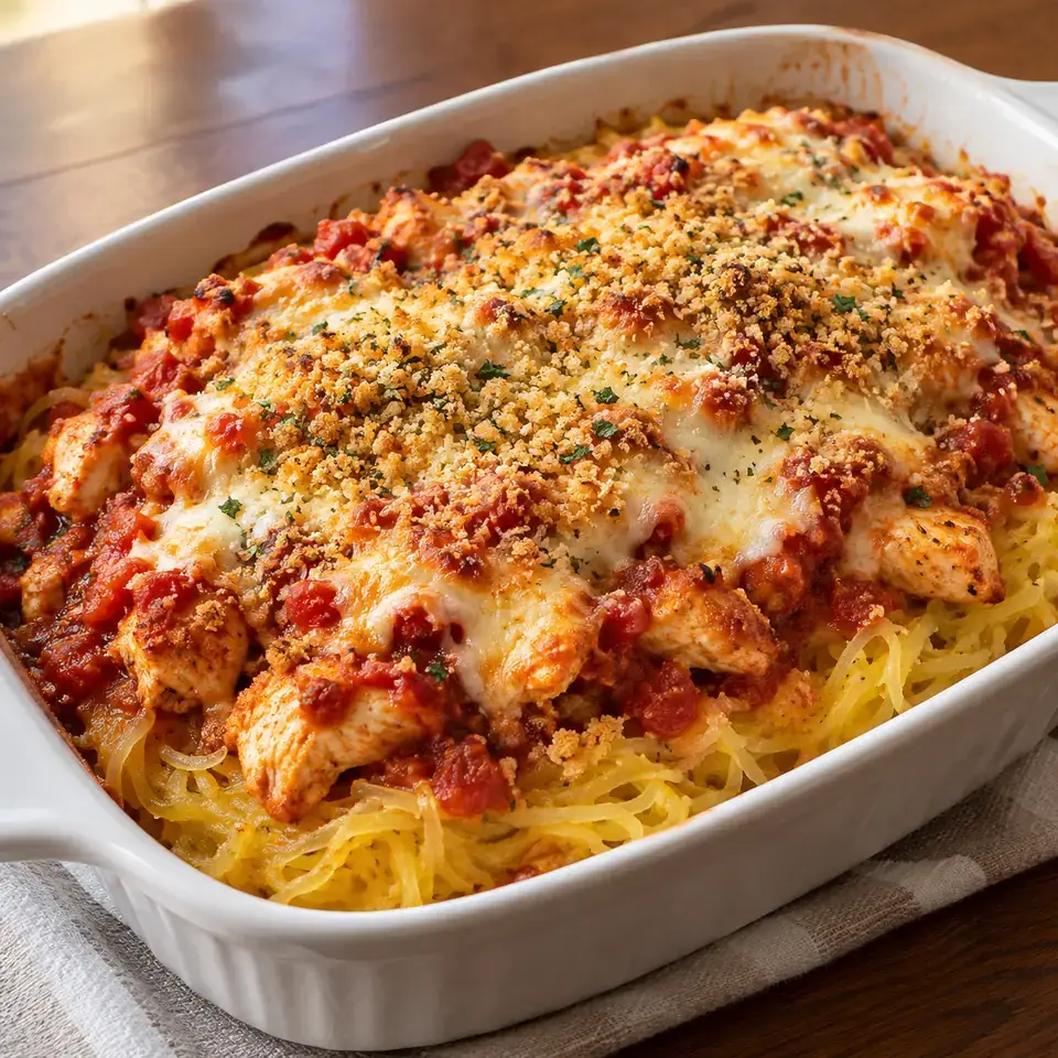 Chicken Parmesan Spaghetti Squash — serving inspiration