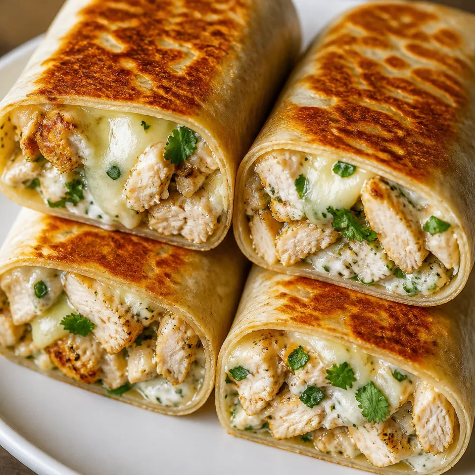 Chicken Ranch Wraps — serving inspiration