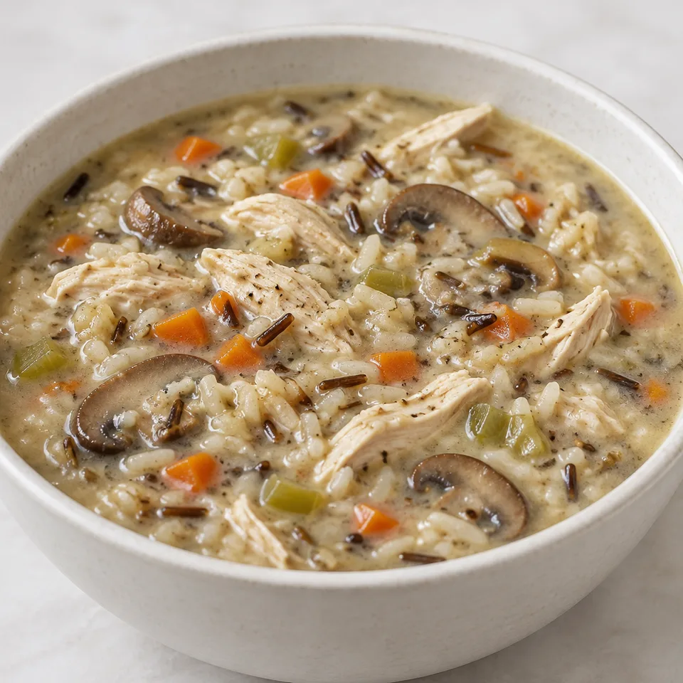 Chicken Rice Mushroom Soup — serving inspiration