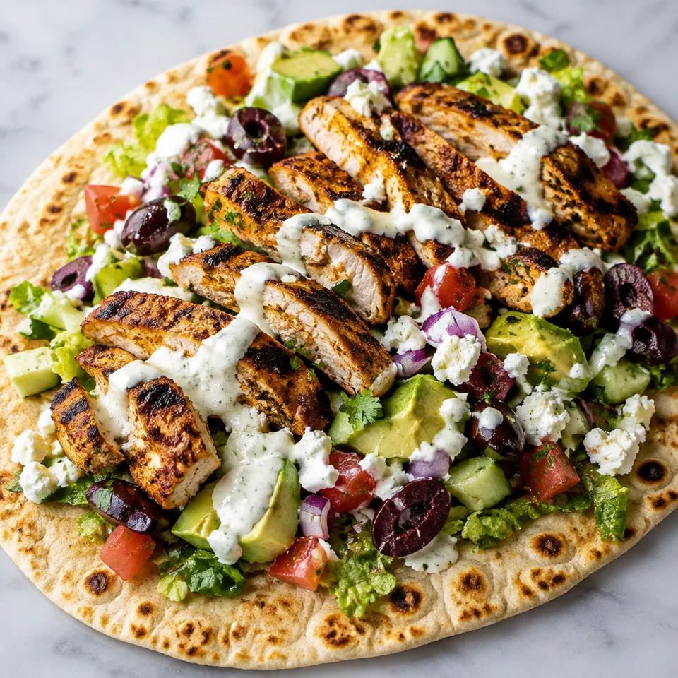 Chicken Shawarma Salad — serving inspiration
