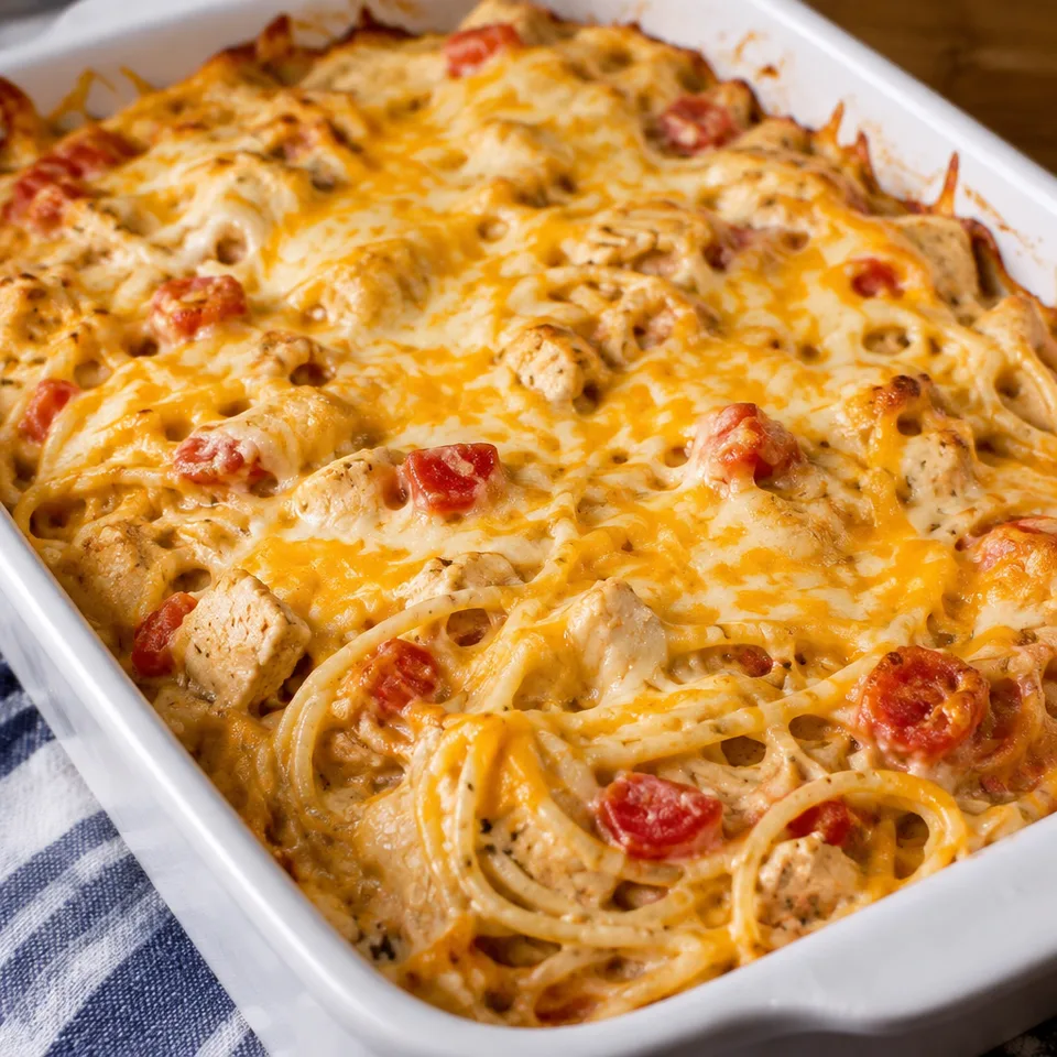 Chicken Spaghetti — serving inspiration