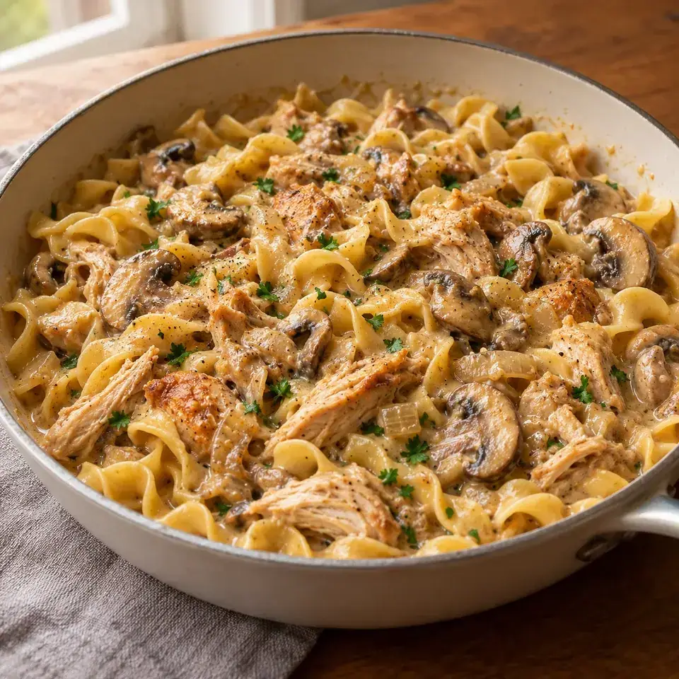 Chicken Stroganoff — serving inspiration