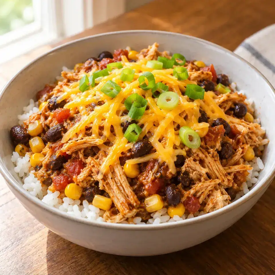 Chicken Taco Bowls — serving inspiration