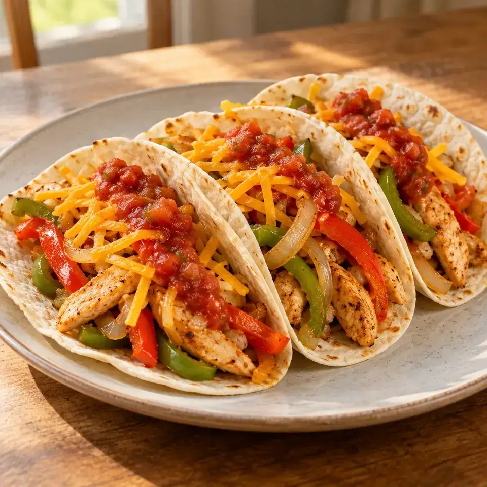 Chicken tacos — serving inspiration