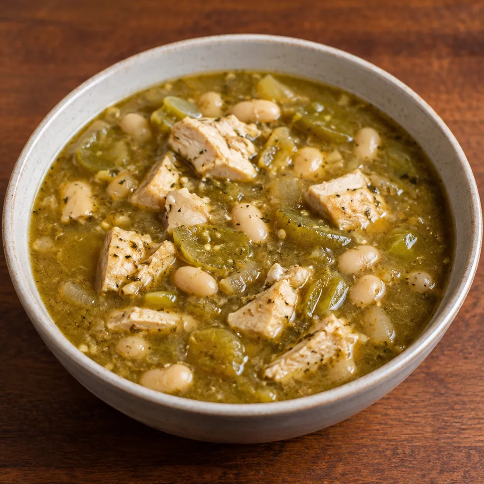 Chicken Tomatillo Soup Recipe — serving inspiration