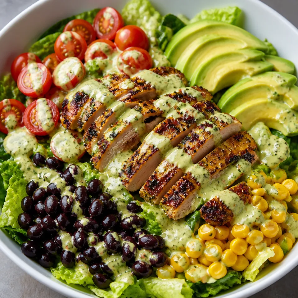 Chili Lime Southwestern Chicken Salad — serving inspiration