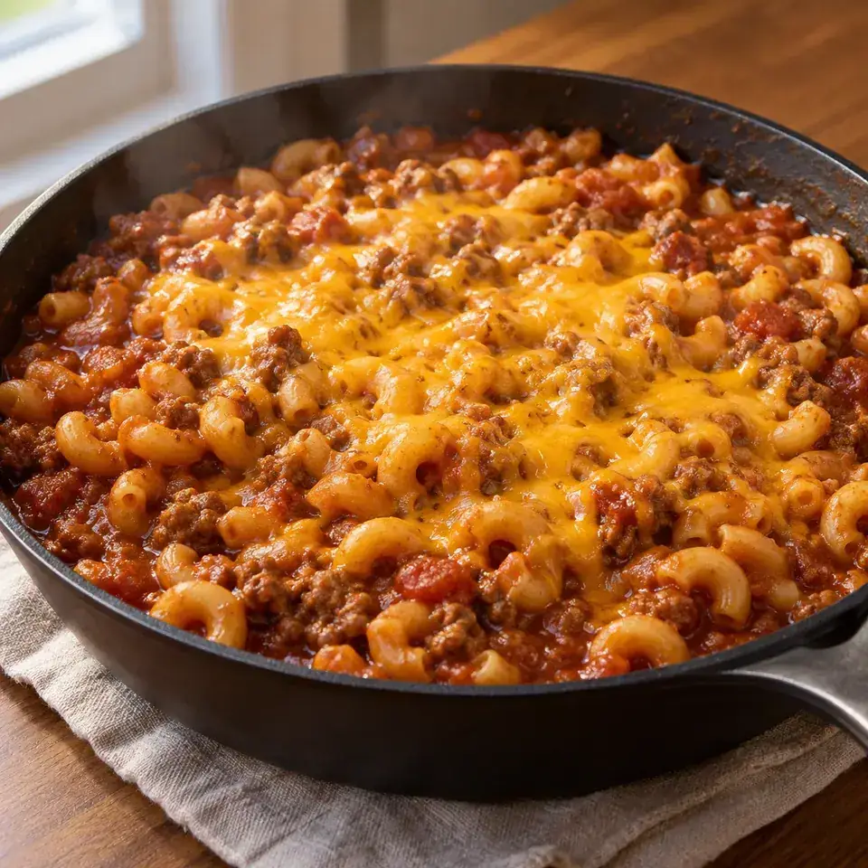 Chili Mac Skillet — serving inspiration