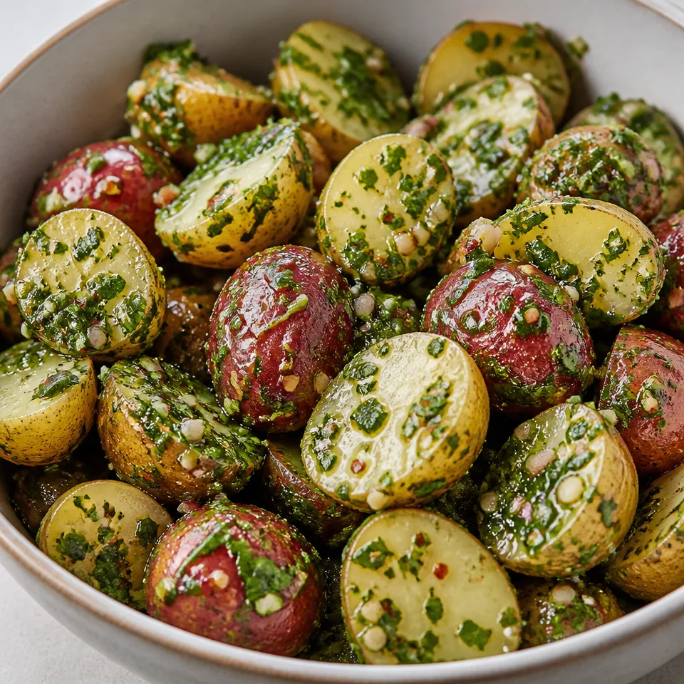 Chimichurri Potato Salad — serving inspiration