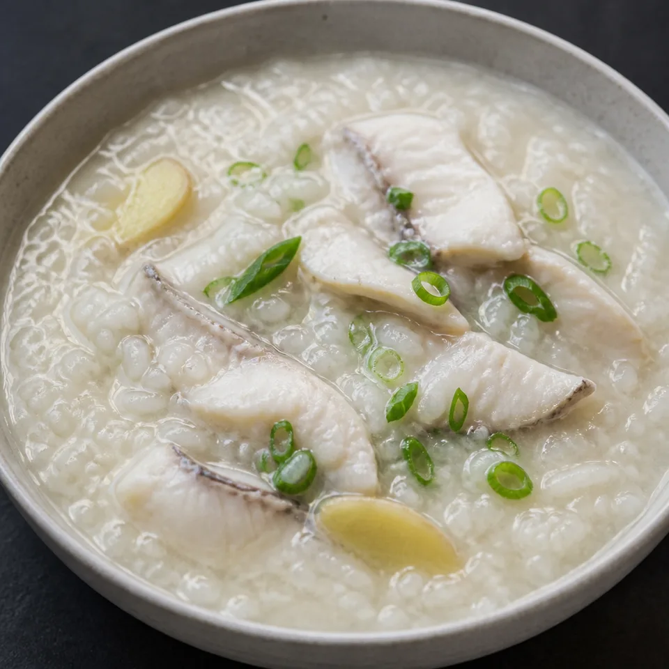 Chinese Fish Congee (生滚鱼片粥) — serving inspiration