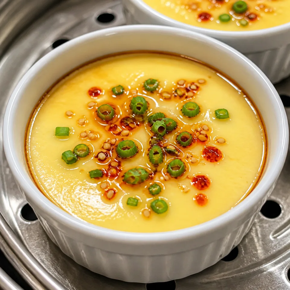 Chinese Steamed Eggs — serving inspiration