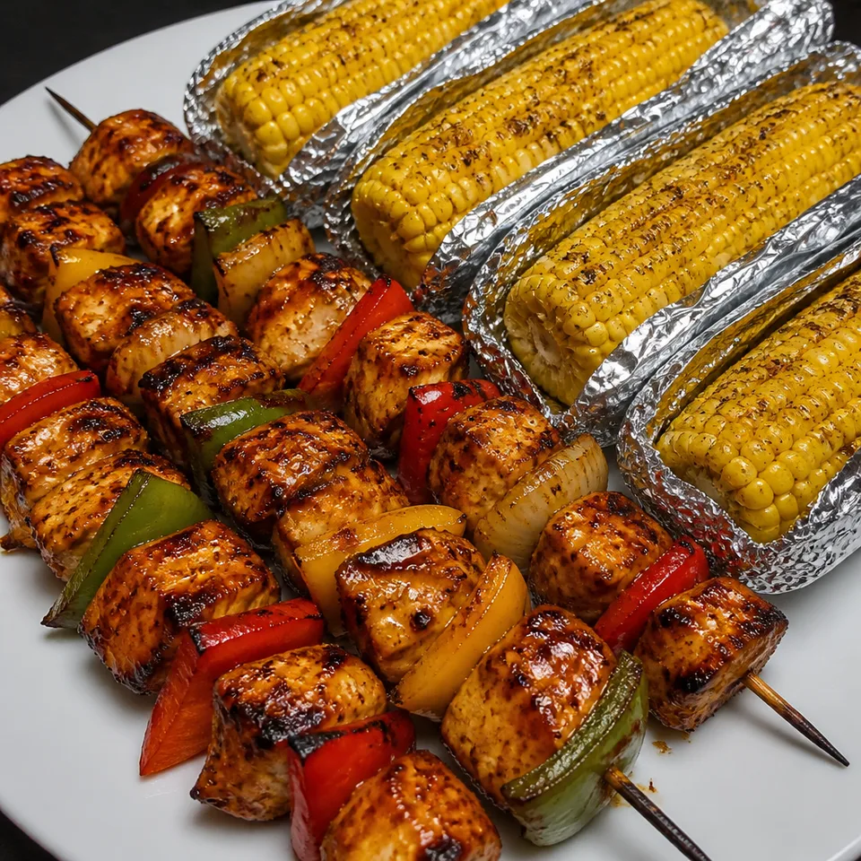 Chipotle Honey Chicken Skewers — serving inspiration