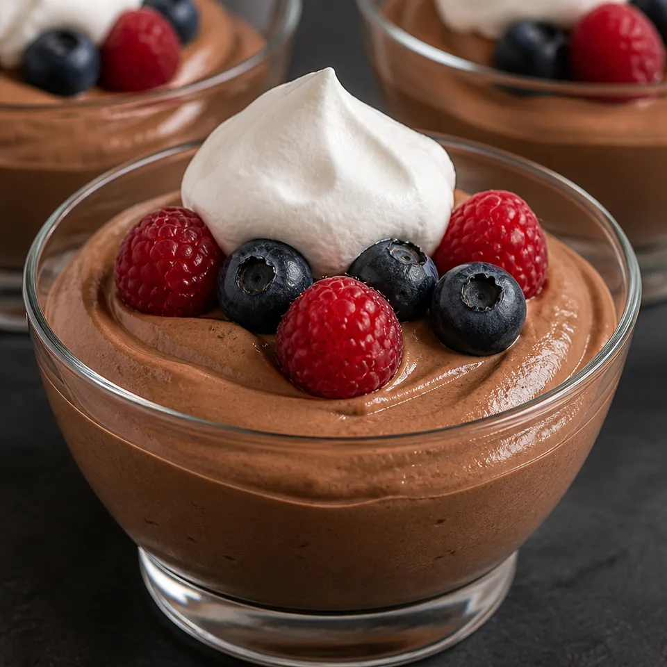 Chocolate Aquafaba Mousse (Vegan!) — serving inspiration