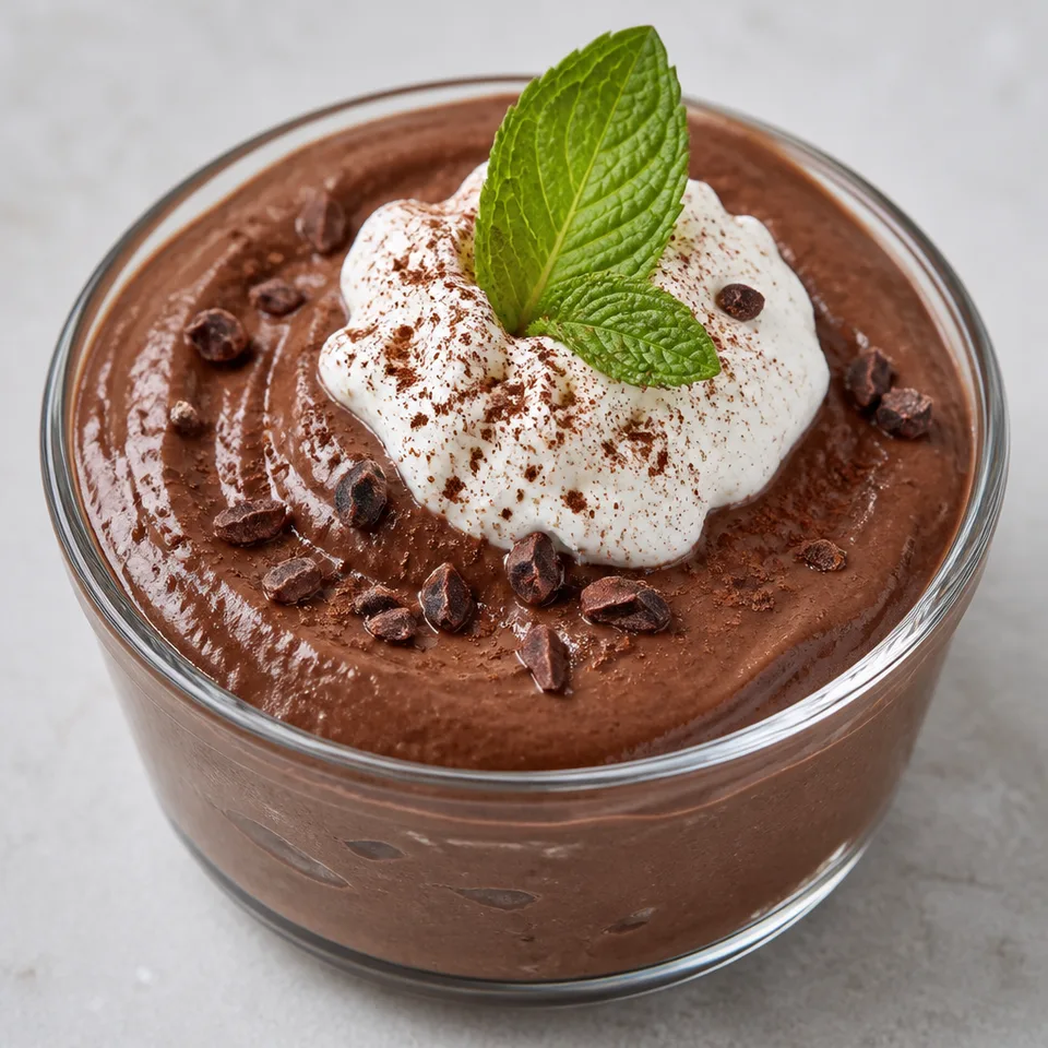 Chocolate Avocado Pudding — serving inspiration