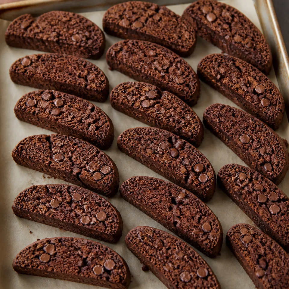 Chocolate Biscotti — serving inspiration