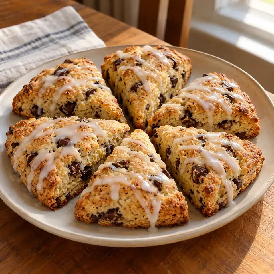 Chocolate Chip Sourdough Scones — serving inspiration
