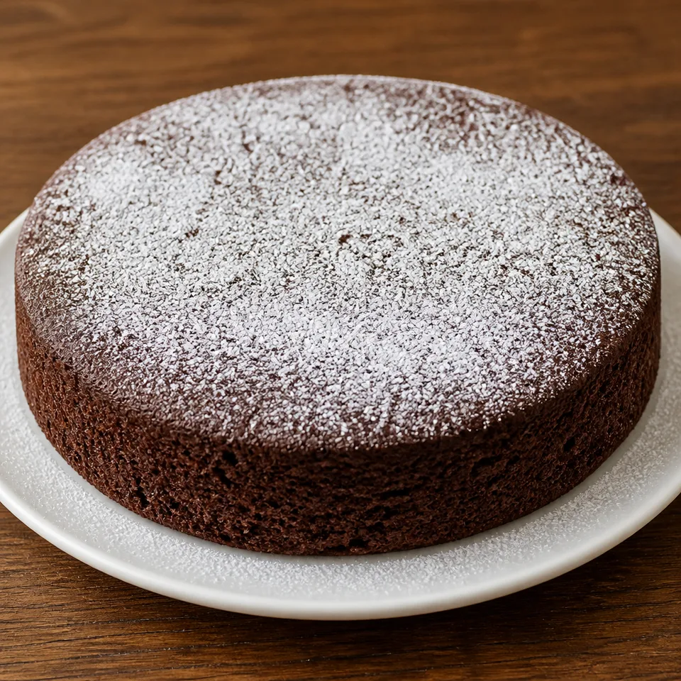 Chocolate Depression Era Cake (Wacky Cake) — serving inspiration
